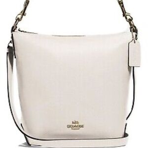 COACH Abby Duffle Leather Shoulder/Crossbody Purse